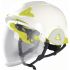 Delta Plus White Safety Helmet with Chin Strap, Ventilated