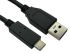RS PRO USB 3.1 Cable, Male USB C to Male USB A Cable, 500mm
