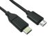 RS PRO USB 2.0 Cable, Male USB C to Male Micro USB B  Cable, 2m