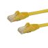 Startech Cat6 Ethernet Cable, RJ45 to RJ45, U/UTP Shield, Yellow PVC Sheath, 2m