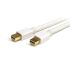 Câble DisplayPort Startech, DP mâle (port d'affichage) mini/ DP mâle (port d'affichage) mini M /M en 3m Blanc