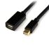 StarTech.com Male Mini DisplayPort to Female Mini DisplayPort Display Port Cable, 4K, 1.8m