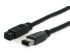 StarTech.com Male Firewire to Male Firewire  Cable, Black, 1.8m