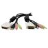 Cable KVM Negro Startech de 1.8m, con. A: Mini-jack de 3,5 mm x 2' DVI-D' USB A Macho, con. B: Mini-jack de 3,5 mm x 2'