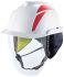 MSA Safety V-Gard 950 Class 1 White Safety Helmet with Chin Strap, Adjustable