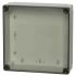 Fibox Grey Polycarbonate Enclosure, IP66, IP67, IK08, Smoked Grey Lid, 180 x 180 x 75mm