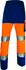 Delta Plus Panostyle Fluorescent Orange-Navy Blue High Visibility Hi Vis Work Trousers, L Waist Size