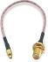 Wurth Elektronik Female RP-SMA to Male MMCX Coaxial Cable, 152.4mm, RG178 Coaxial, Terminated
