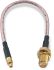 Wurth Elektronik Female RP-SMA to Male MMCX Coaxial Cable, 152.4mm, RG316 Coaxial, Terminated