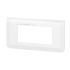 Legrand White 4 Gang Faceplate & Mounting Plate