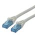 Roline Unshielded Cat6a Cable Assembly 1m, Grey, Male RJ45