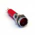 Indicatore da pannello CML Innovative Technologies Rosso  a LED, 24V cc, IP67, Ad incasso, foro da 8mm