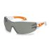 Uvex PHEOS Guard S Schutzbrille Linse Grau, kratzfest mit UV-Schutz