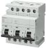Siemens Sentron 5SP4 MCB, 3P, 80A Curve D, 400V AC, 10 kA Breaking Capacity