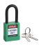 RS PRO Green 1-Lock Nylon, Steel Safety Lockout, 6.4mm Shackle