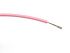 RS PRO Pink 0.2mm² Hook Up Wire, 24AWG, 7/0.2 mm, 100m, PVC Insulation