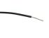RS PRO Black 0.5 mm² Equipment Wire, 20 AWG, 16/0.2 mm, 100m, PVC Insulation