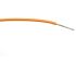 RS PRO Orange 0.5 mm² Hook Up Wire, 20 AWG, 16/0.2 mm, 100m, PVC Insulation