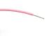 RS PRO Pink 0.5 mm² Hook Up Wire, 20 AWG, 16/0.2 mm, 100m, PVC Insulation