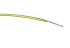 RS PRO Green/Yellow 0.5 mm² Hook Up Wire, 20 AWG, 16/0.2 mm, 500m, PVC Insulation
