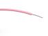 RS PRO Pink 0.26 mm² Hook Up Wire, 23 AWG, 1/0.6 mm, 100m, PVC Insulation