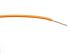 RS PRO Orange 0.75 mm² Hook Up Wire, 18 AWG, 24/0.2 mm, 100m, PVC Insulation