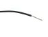 RS PRO Black 0.75 mm² Hook Up Wire, 18 AWG, 24/0.2 mm, 500m, PVC Insulation