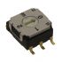Nidec Components 4 Way Surface Mount Rotary Switch SP4T, Rotary Actuator