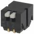 Nidec Components 2 Way Surface Mount Piano Dip Switch SPST, Piano Actuator