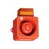 Clifford & Snell YL50 Series Amber Sounder Beacon, 115 V ac, IP66, Fixed Mount, 112dB at 1 Metre