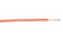 RS PRO Orange 0.75 mm² Hook Up Wire, 18 AWG, 100m, PVC Insulation