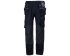 Pantalones de trabajo, Azul marino, Algodón, elastano, poliéster Oxford 33plg M