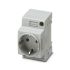 Phoenix Contact German Mains Sockets, 16A Grey, DIN Rail, 250 V