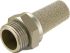 Festo 黄铜, 青铜消音器, NPT 3/8 外螺纹接口, 最大输入10bar, AMTE系列