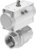 Festo Ball type Pneumatic Actuated Valve 1in, 25 bar