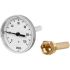 WIKA Dial Thermometer 0 → +120 °C, 3903729
