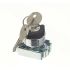 RS PRO 2-position Key Switch Head, Latching, 22mm Cutout