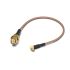 Koaxiální kabel RG316/U, A: SMA, vnější průměr: 2.49mm, B: MCX 152.4mm Wurth Elektronik S koncovkou