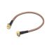 Wurth Elektronik WR-CXASY Series Male MCX to Male MCX Coaxial Cable, 152.4mm, RG316/U Coaxial, Terminated