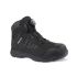 Rockfall Ohm Black Non Metallic Toe Capped Unisex Safety Boot, UK 6, EU 39