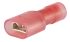 RS PRO Red Insulated Female Spade Connector, Double Crimp, 0.5 x 5.2mm Tab Size, 0.5mm² to 1.5mm²