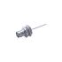 Huber+Suhner 24_BNC-50-2-20/133_NE Series, jack Cable Mount BNC Connector, 50Ω, Solder Termination, Straight Body