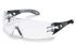 Uvex Pheos Anti-Mist Safety Glasses, Clear PC Lens