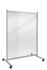 Legamaster Wheeled Transparent Office Divider, 1500mm Height, 1200mm Width