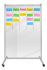 Legamaster Wheeled Transparent Office Divider, 1800mm Height, 1200mm Width