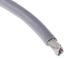 RS PRO Screened 4 Core Microphone Cable, 0.15 mm² CSA, 4.7mm od, 50m, Grey
