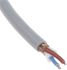 RS PRO Screened 2 Core Microphone Cable, 0.22 mm² CSA, 5.15mm od, 100m, Grey