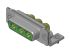 Conector D-sub FCT from Molex, Serie 173107, paso 6.86mm, Ángulo de 90° , Montaje en PCB, Hembra, con Bloqueos roscados