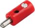 RS PRO Red Male Banana Plug, 32A, 30V, Nickel Plating