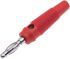 RS PRO Red Male Banana Plug - Screw Termination, 30V, 24A